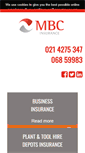 Mobile Screenshot of mbcinsurance.com